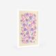 Poster de um padrão floral orgânico com flores e folhas numa paleta de cores pastel que inclui tons de rosa, roxo e azul. 5