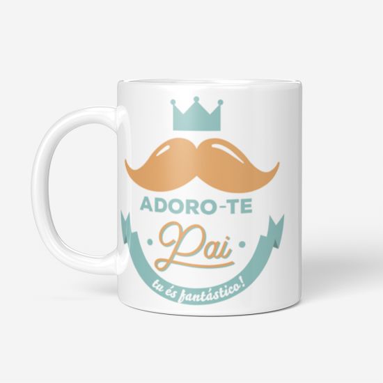 Caneca Adoro-te Pai 3